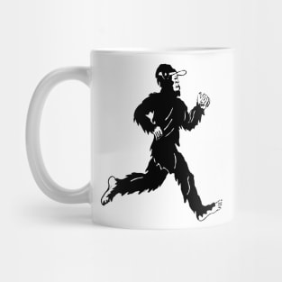 Bigfoot Running Mug